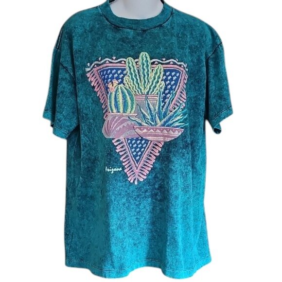 Vintage Maiden West Graphic Arizona T-Shirt Cactus Design 100% Cotton unisex - Picture 2 of 10